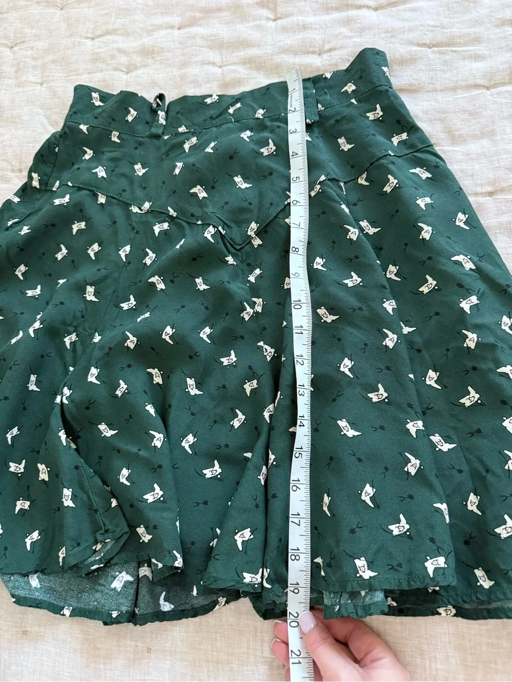 VTG Desert West Sherry Holt Mini Skirt Rodeo Cowgirl Size Large